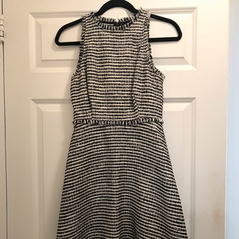 Tweed Blue & White Zara Dress
